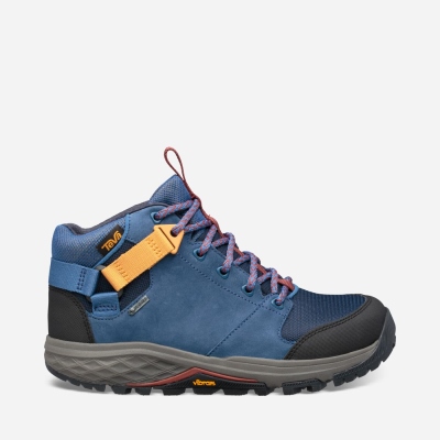 Teva Grandview GTX - Women's Teva Lace Ups - Dark Blue | India (GMAP71536)